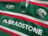 2005/06 Leicester Tigers Home Rugby Shirt. (W) (Size 14)