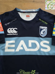 2013/14 Cardiff Blues Home Pro-Fit Rugby Shirt