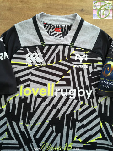 2017/18 Ospreys Champions Cup Vapodri+ Rugby Shirt (L)