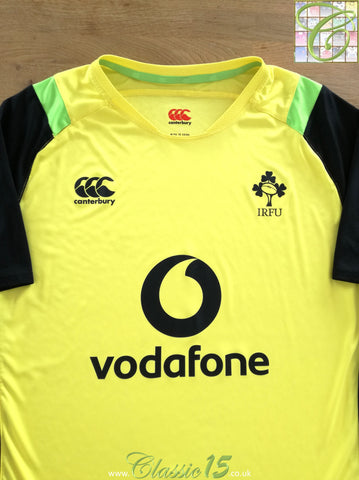 2017/18 Ireland Rugby Training T-Shirt - Yellow