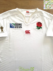 2015 England Home World Cup Pro-Fit Rugby Shirt