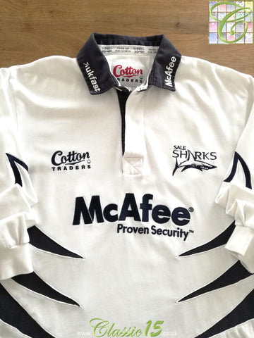 2006/07 Sale Sharks Away Long Sleeve Rugby Shirt