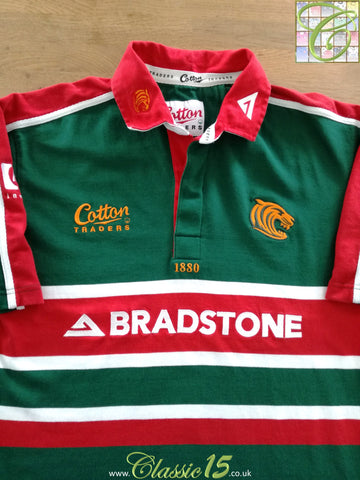 2002/03 Leicester Tigers Home Rugby Shirt (M)