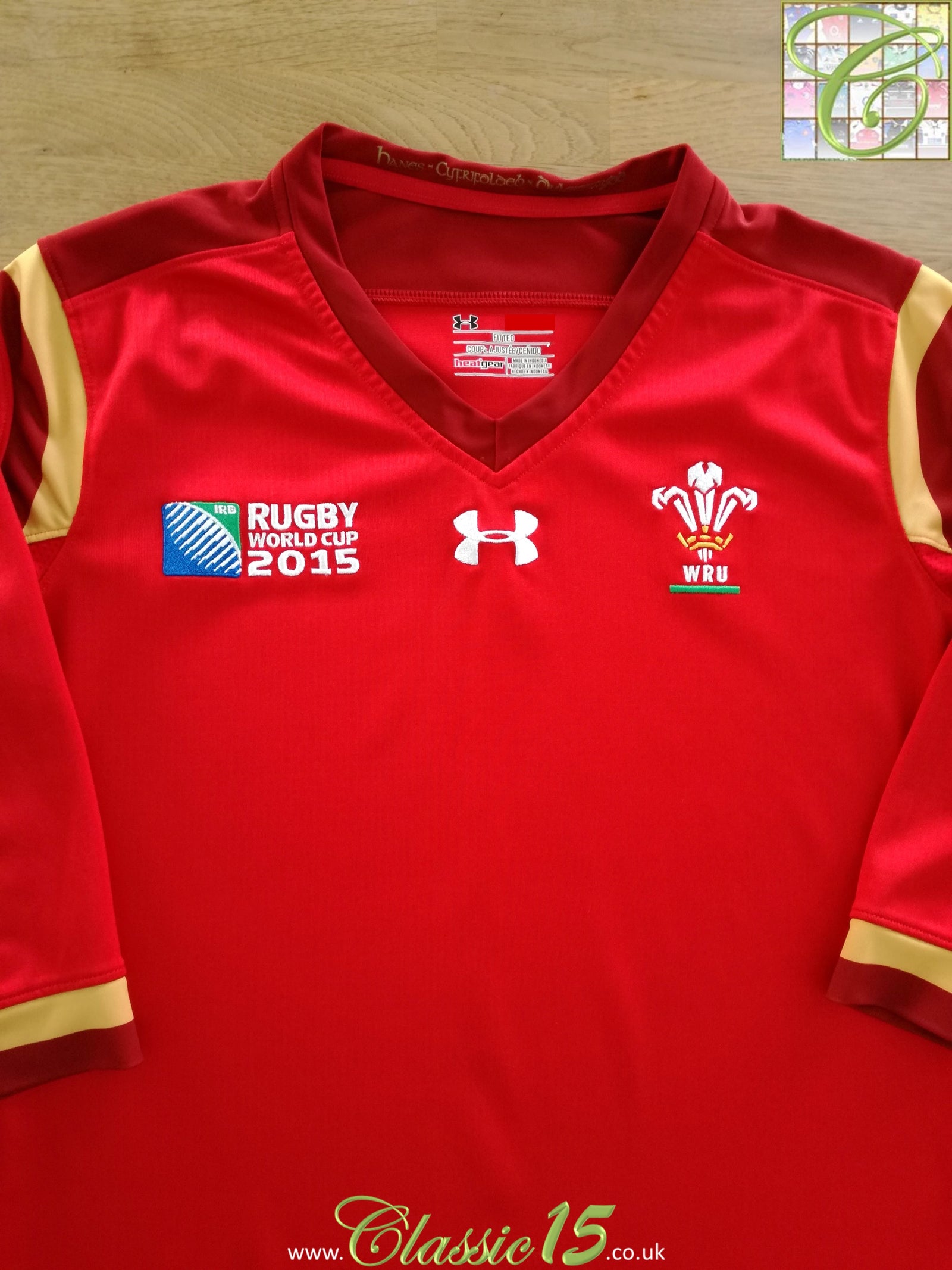 2015 Wales Home World Cup Rugby Shirt