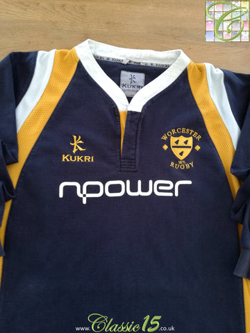 2006/07 Worcester Warriors Home Long Sleeve Rugby Shirt