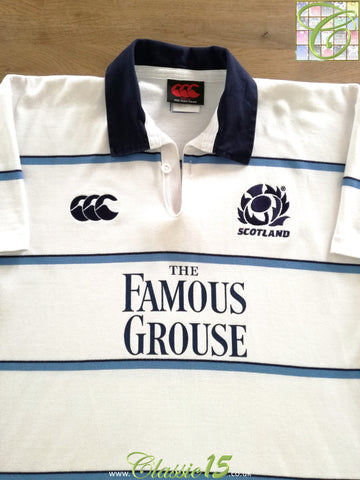 2002/03 Scotland Away Short Sleeve Rugby Shirt