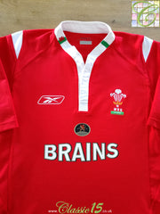 2004/05 Wales Home Pro-Fit Rugby Shirt (XL)