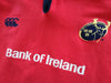 2003/04 Munster Home Rugby Shirt. (Y)