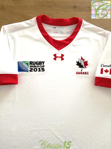 2015 Canada Away World Cup Rugby Shirt