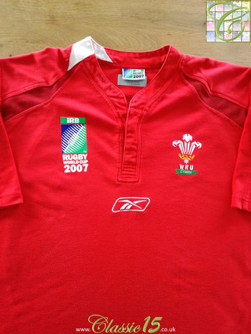 2007 Wales Home World Cup Rugby Shirt