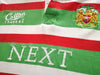 1997/98 Leicester Tigers Home Rugby Shirt. (XXL)