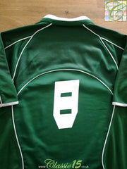 2007 Ireland Home World Cup Pro-Fit Rugby Shirt #8 (L)