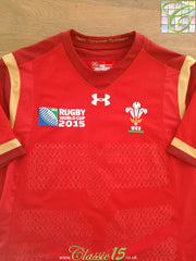 2015 Wales Home World Cup Player Issue Rugby Shirt