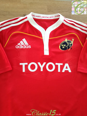 2009/10 Munster Home Pro-Fit Rugby Shirt