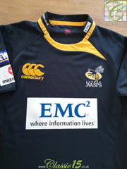 2009/10 London Wasps Home Player Issue Rugby Shirt