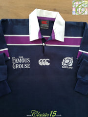 2000/01 Scotland Home Long Sleeve Rugby Shirt