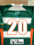2000 Ealing Trailfinders Home Match Worn Rugby Shirt #20