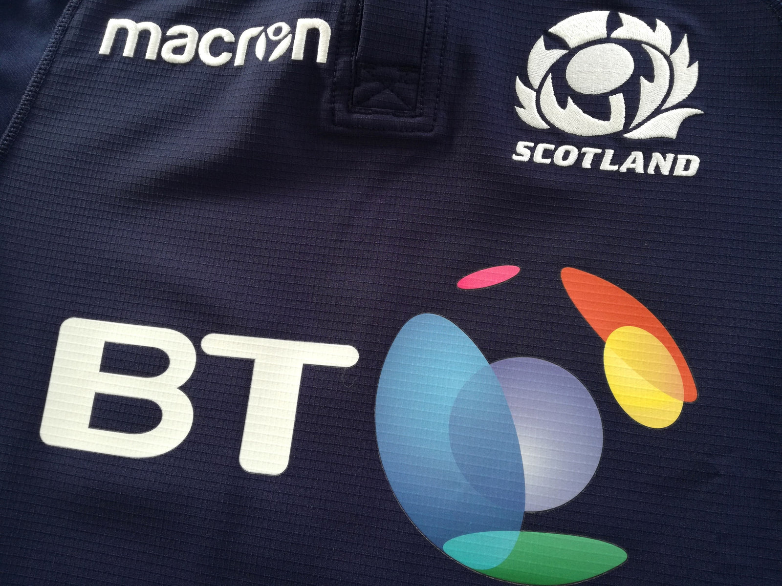 2017/18 Scotland Home Player Issue Rugby Shirt (M)
