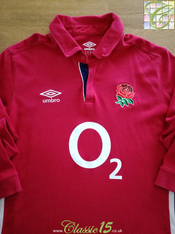 2021/22 England Away Long Sleeve Rugby Shirt