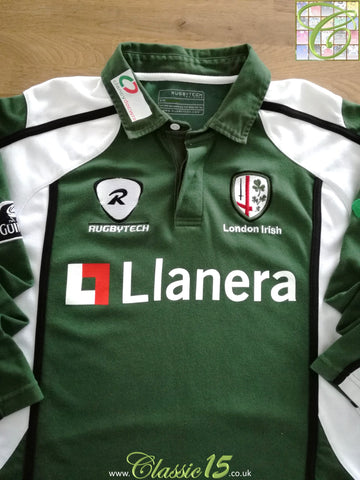 2007/08 London Irish Home Long Sleeve Rugby Shirt