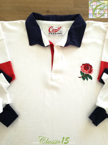 1995/96 England Home Long Sleeved Player Issue Rugby Shirt