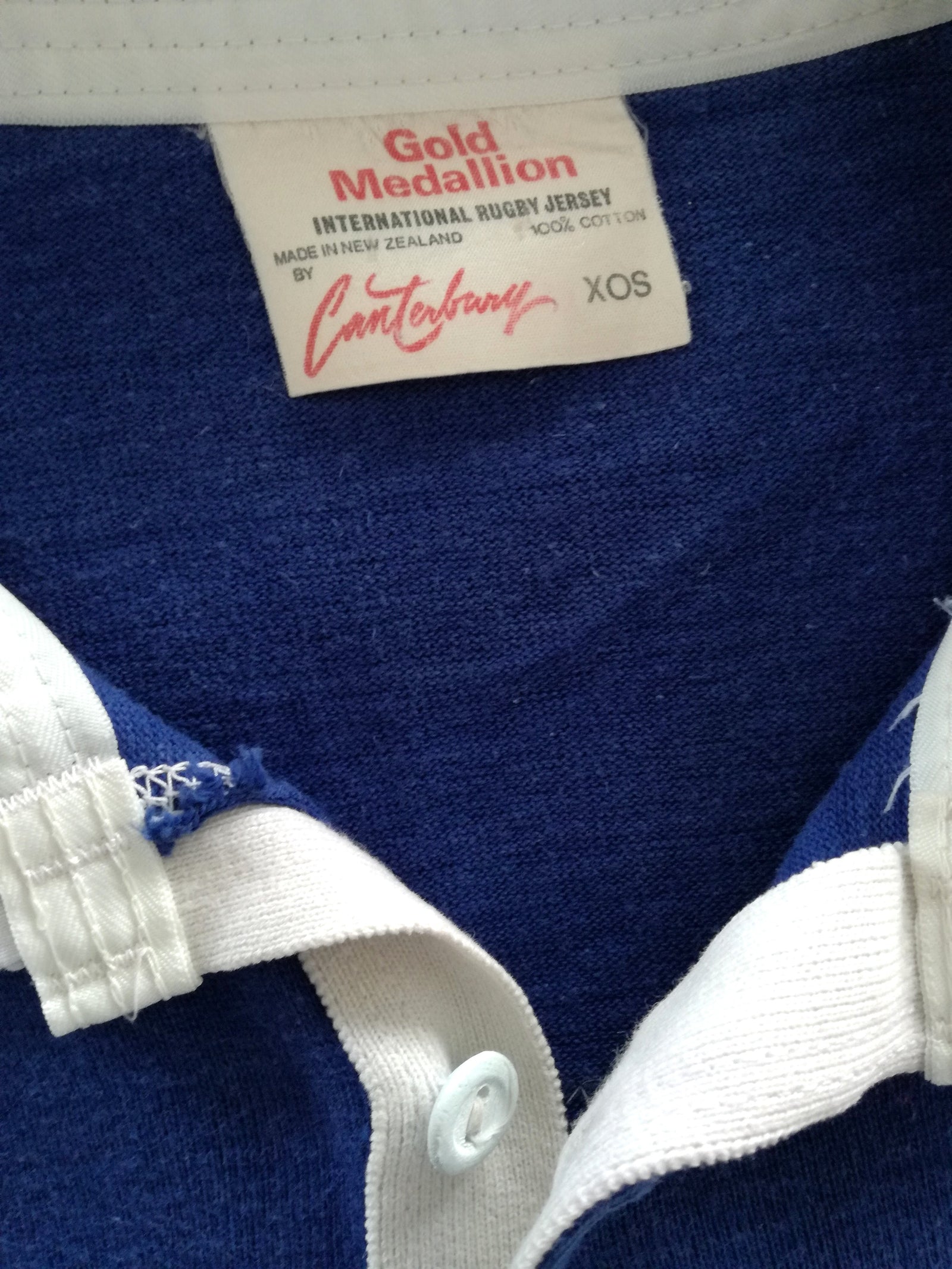 1977 USA (vs Canada) Home Match Worn Rugby Shirt #1 (M)