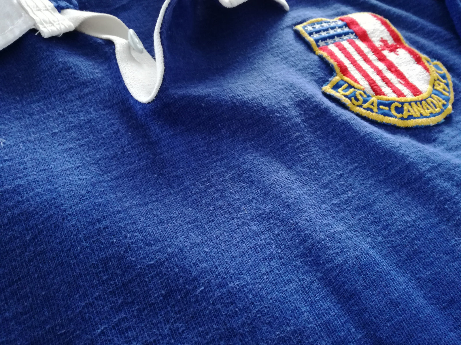 1977 USA (vs Canada) Home Match Worn Rugby Shirt #1 (M)