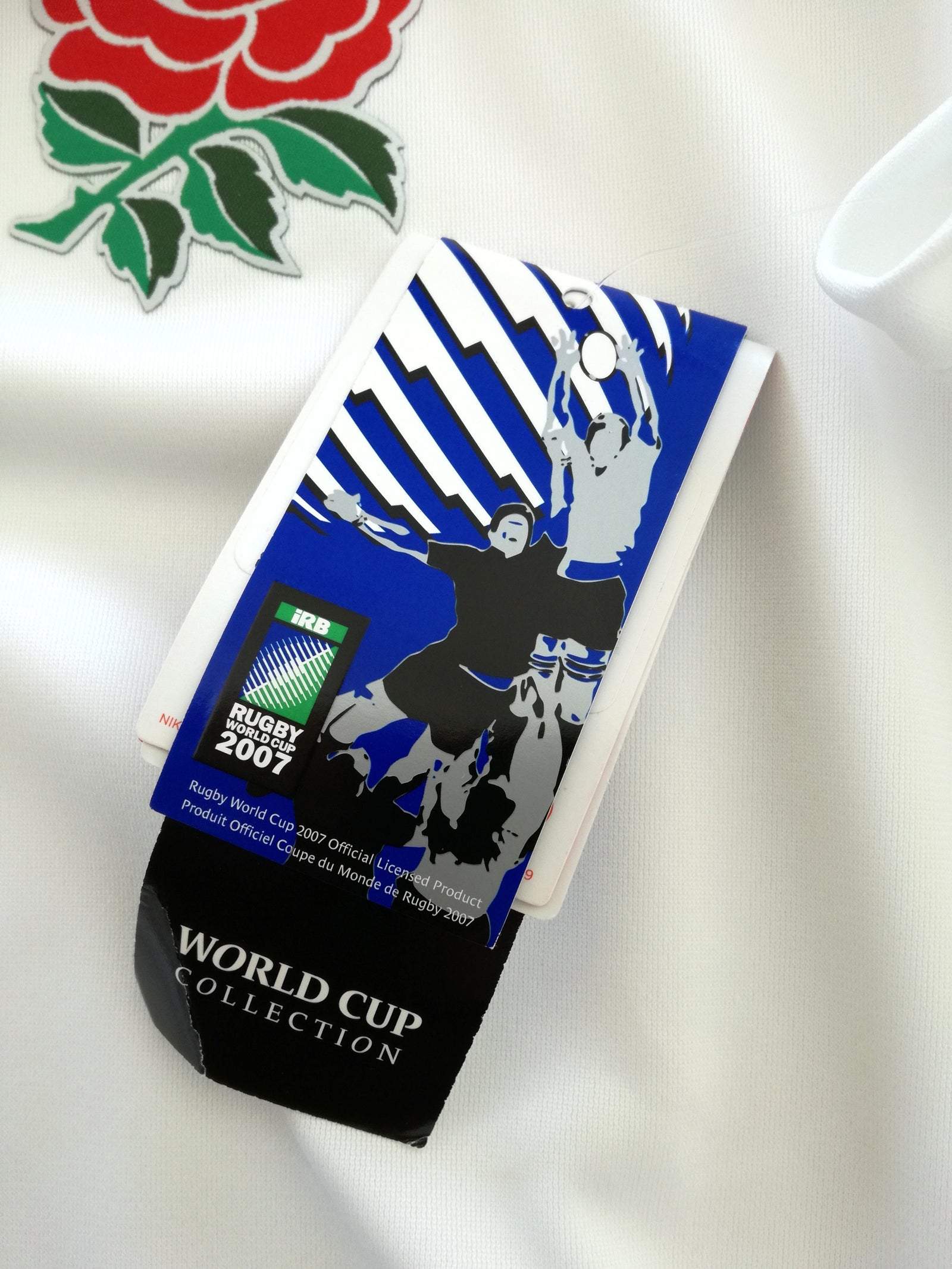 2007 England Home World Cup Pro-Fit Rugby Shirt (XXL) *BNWT*