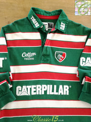 2011/12 Leicester Tigers Home Long Sleeve Rugby Shirt