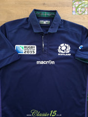 2015 Scotland Home World Cup Rugby Shirt (M)