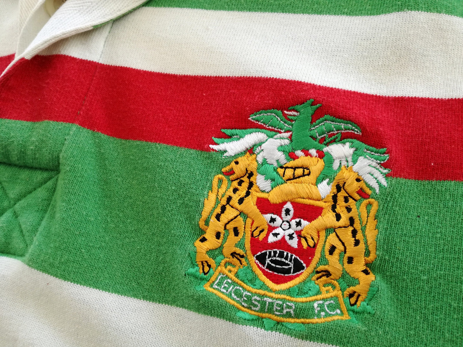 1996/97 Leicester Tigers Home Rugby Shirt (L)