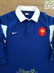 2005/06 France Home Long Sleeve Rugby Shirt