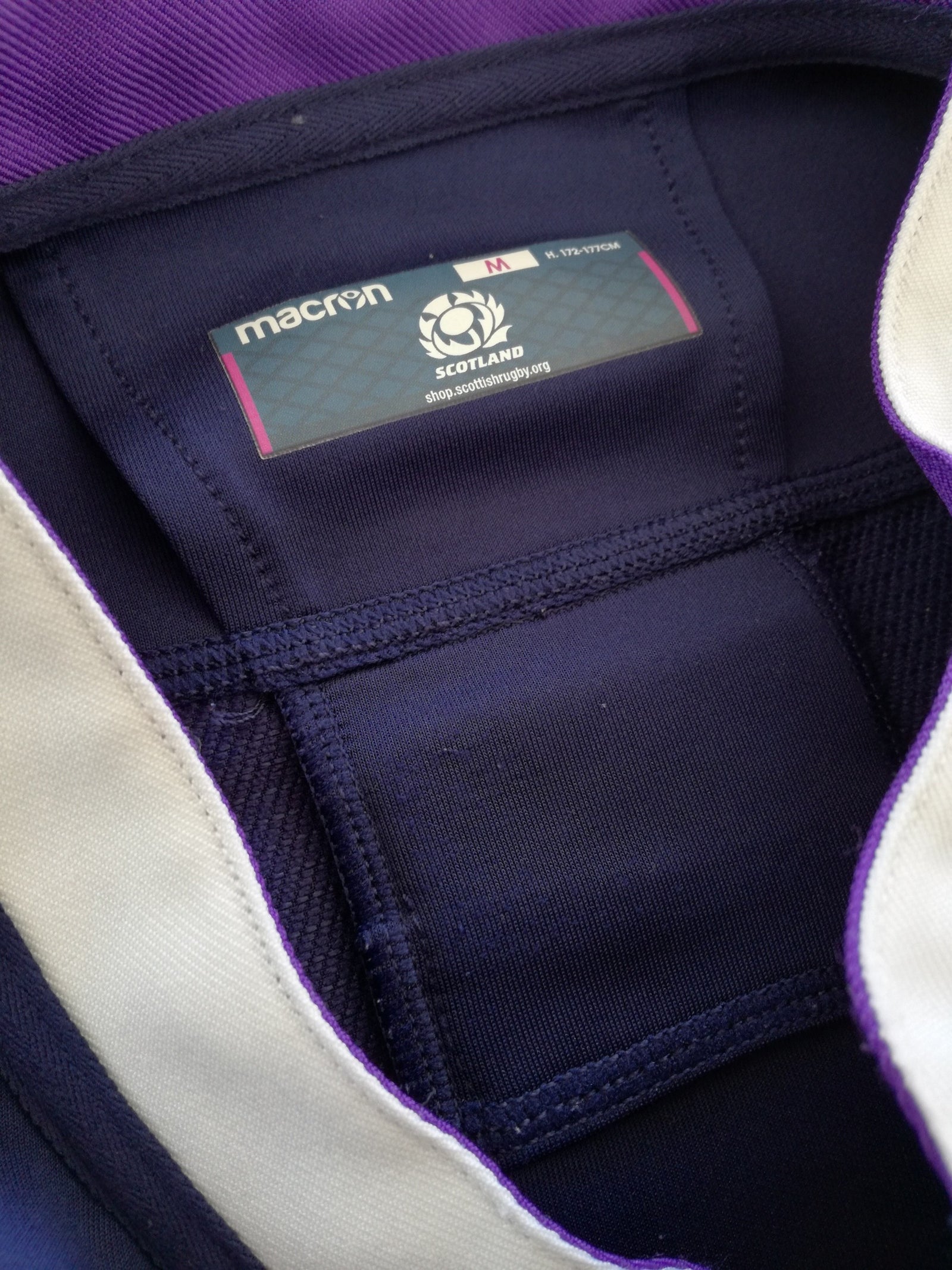 2017/18 Scotland Home Player Issue Rugby Shirt (M)