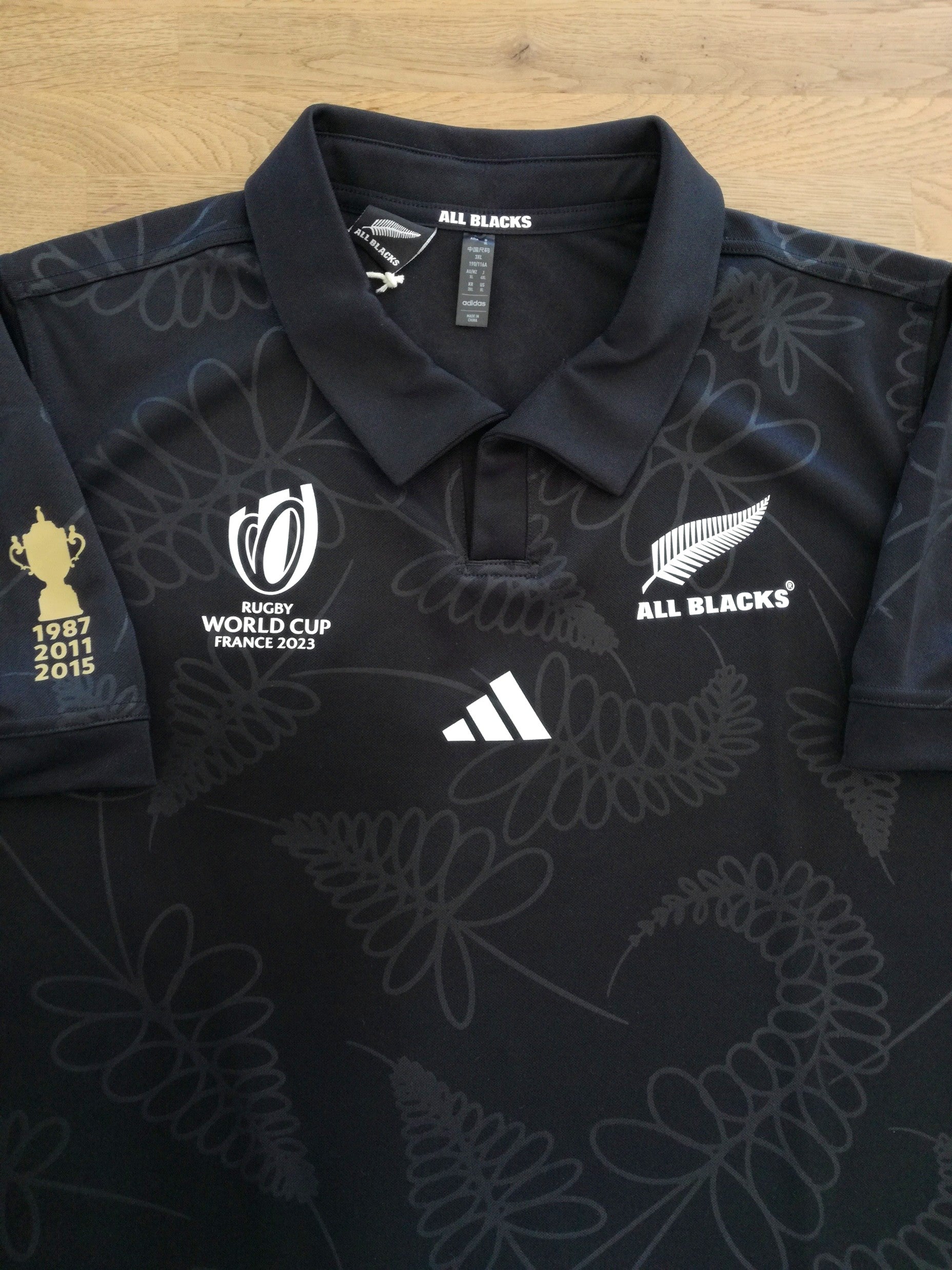 2023 New Zealand Home World Cup Rugby Shirt