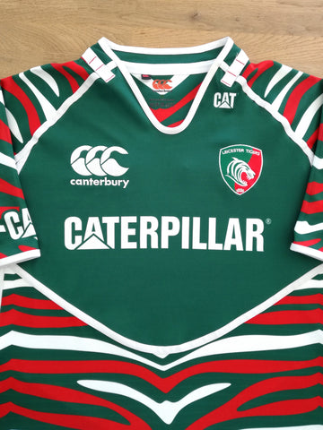 2012/13 Leicester Tigers Home Pro-Fit Rugby Shirt (XL)