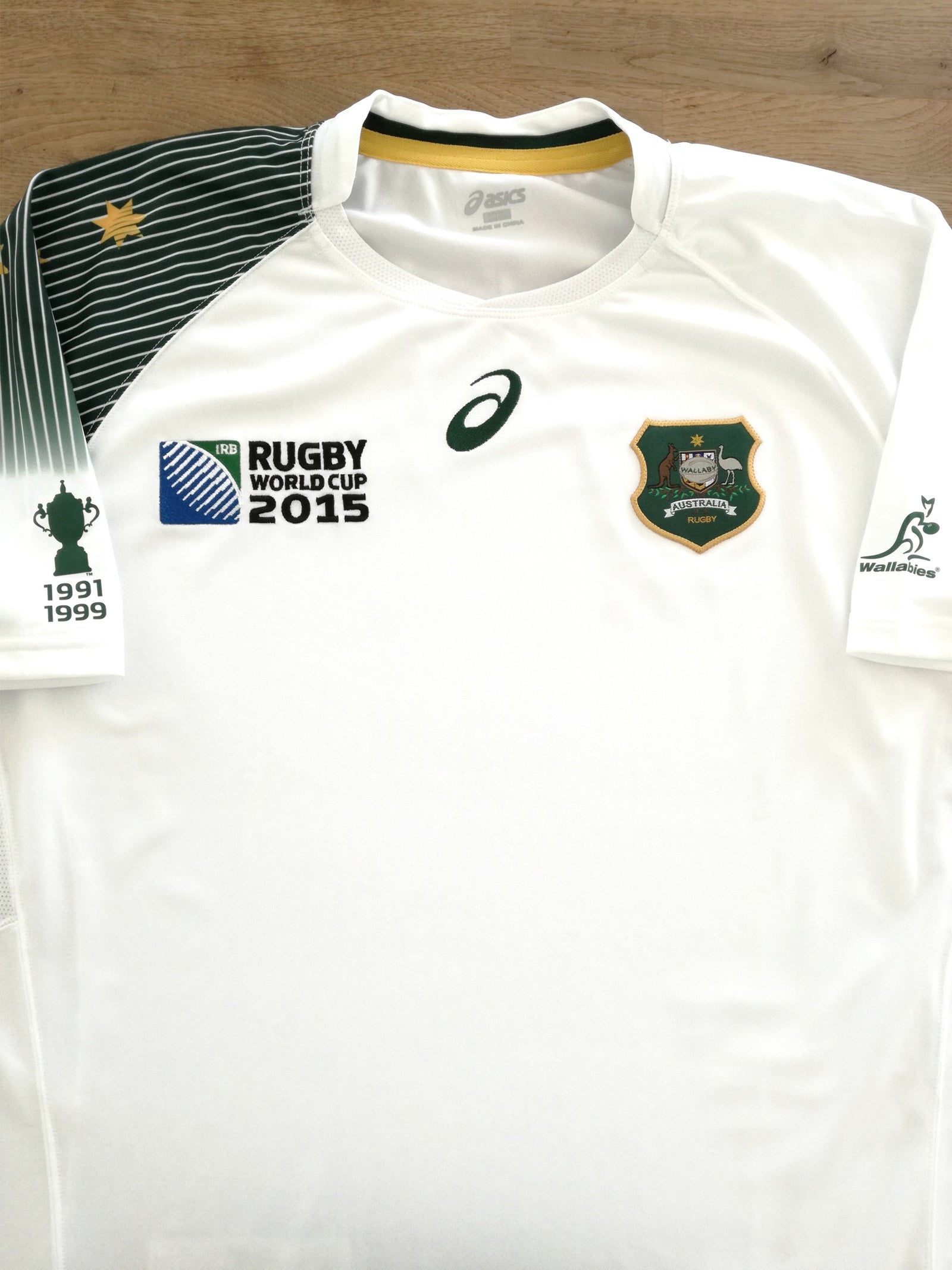 2015 Australia Away World Cup Rugby Shirt