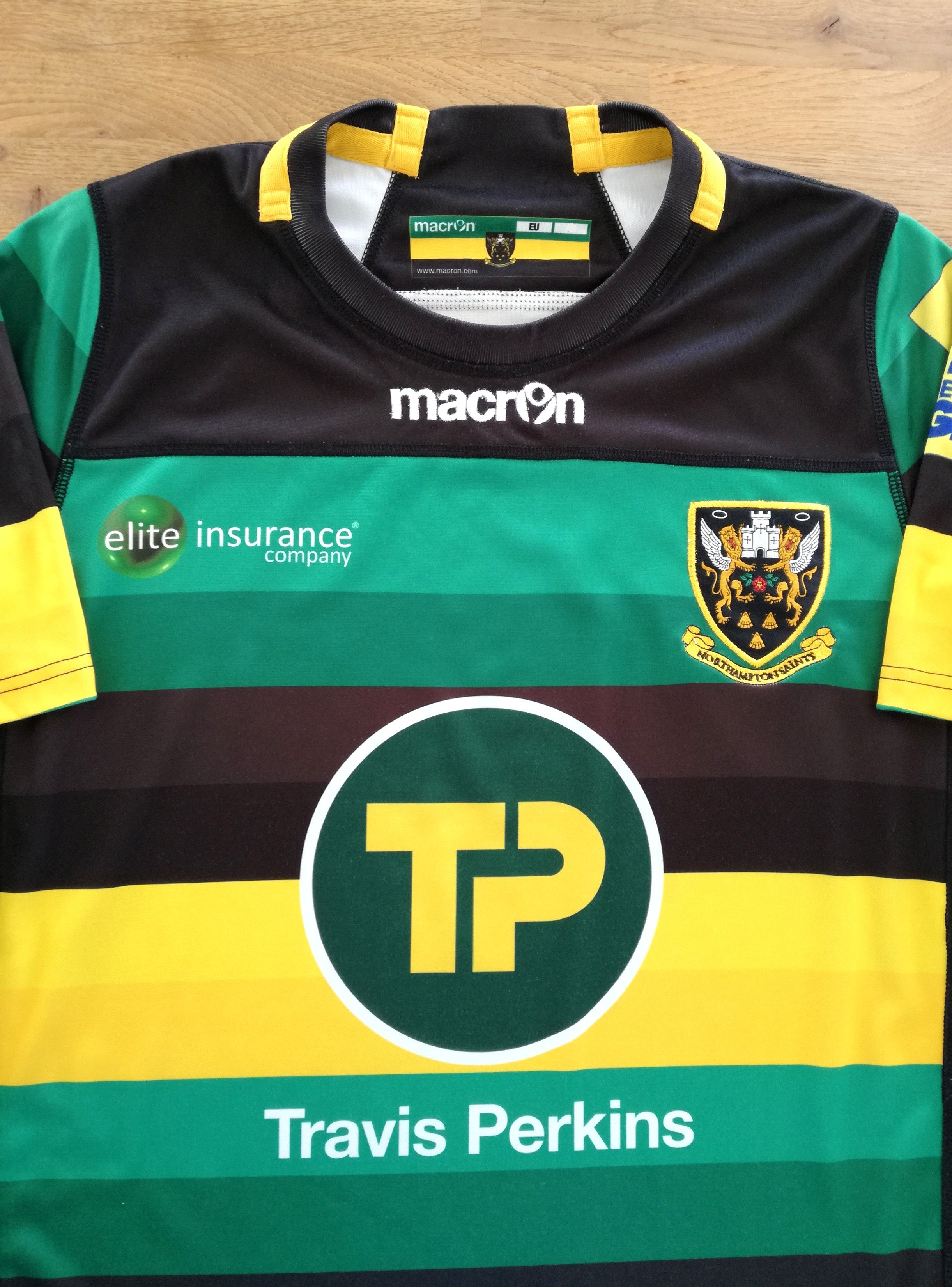 2016/17 Northampton Saints Home Premiership Rugby Shirt