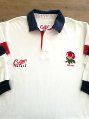 1995/96 England Home Long Sleeve Rugby Shirt