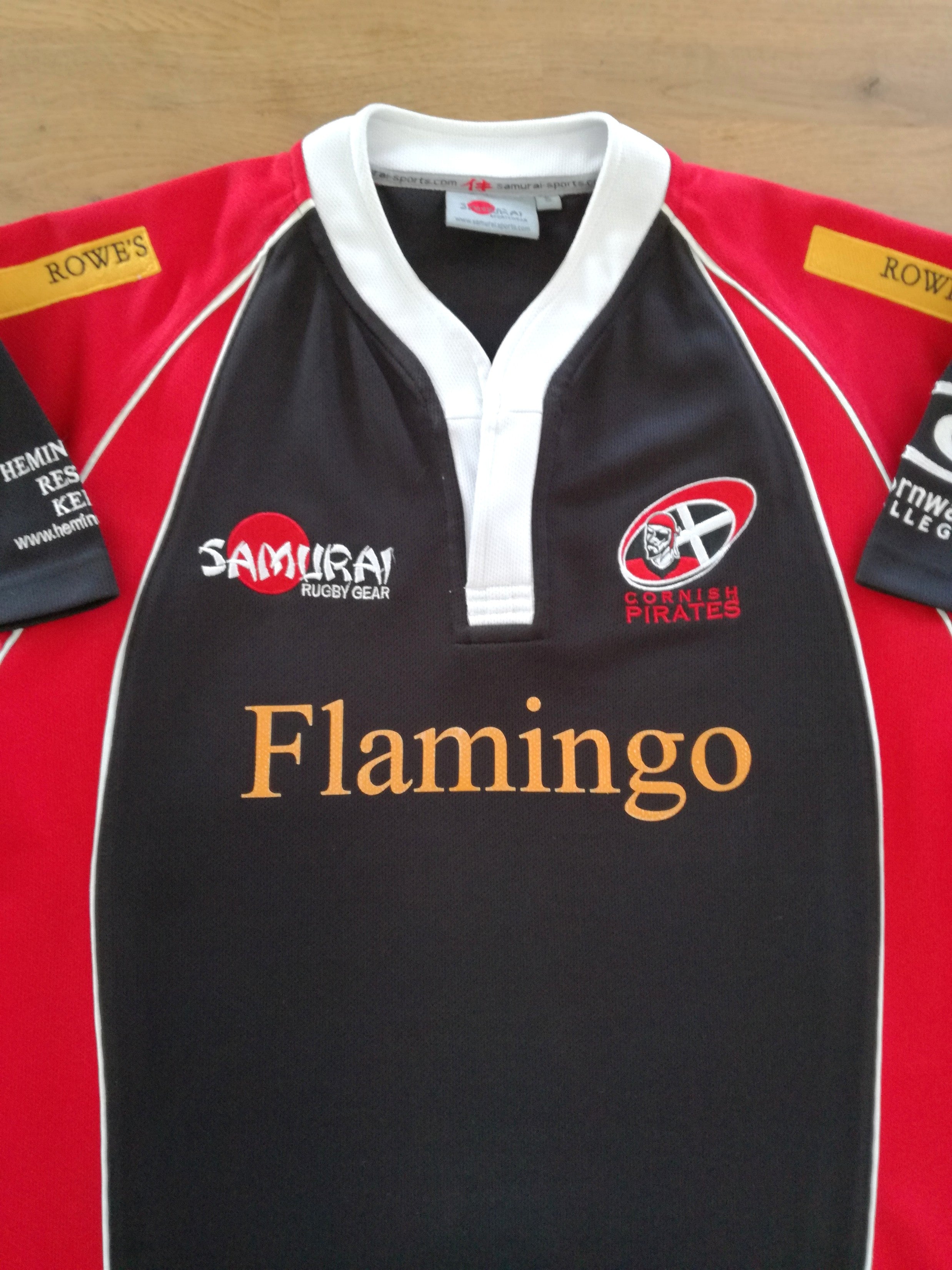 2006/07 Cornish Pirates Home Rugby Shirt
