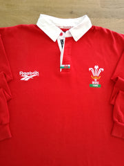 1996/97 Wales Home Long Sleeve Rugby Shirt