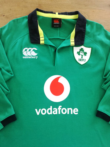 2020/21 Ireland Home Vapodri Long Sleeve Rugby Shirt