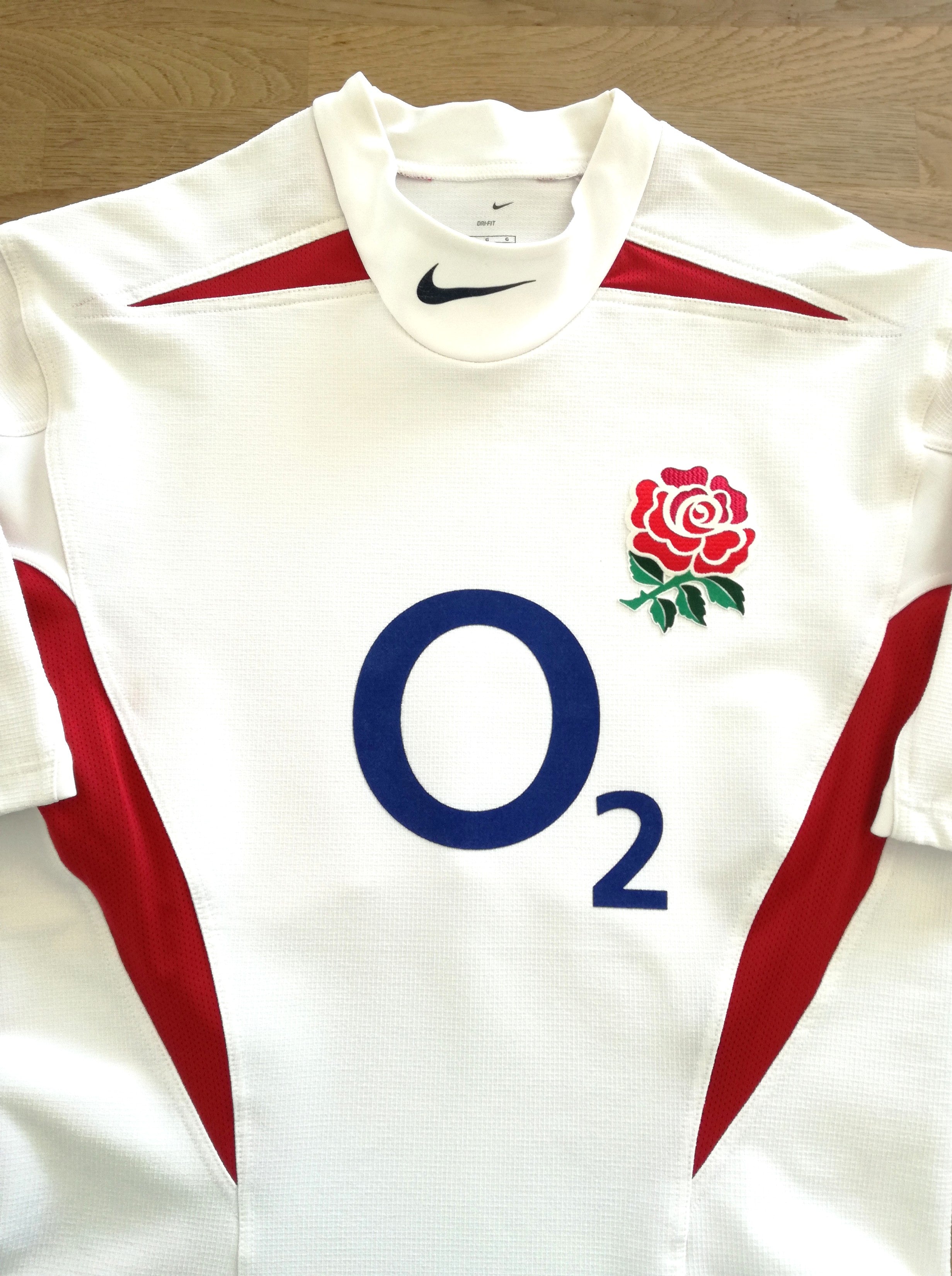 2003/04 England Home Pro-Fit Rugby Shirt