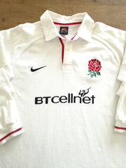 1999/00 England Home Long Sleeve Rugby Shirt