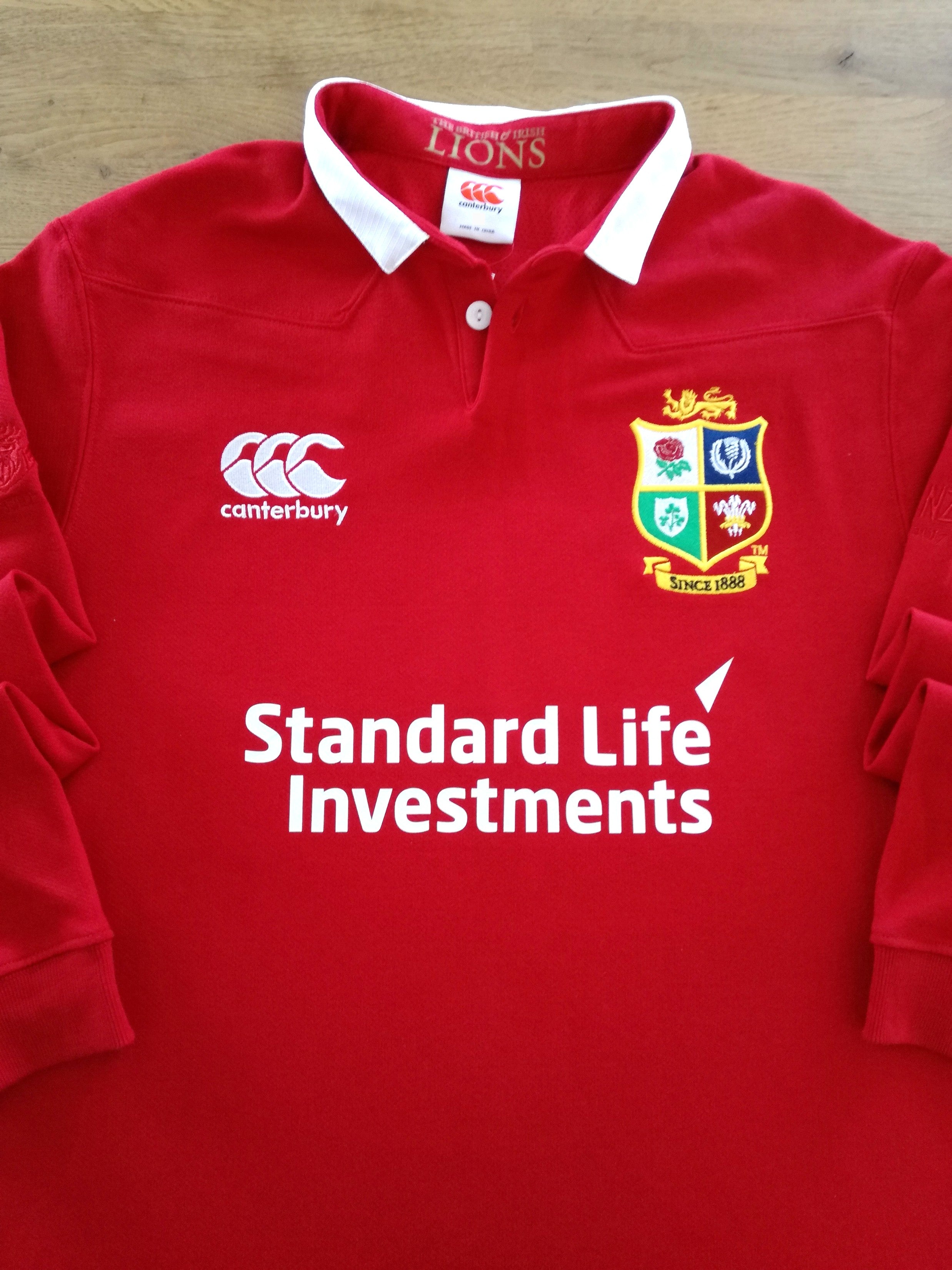 2017 British & Irish Lions Vapodri Long Sleeve Rugby Shirt