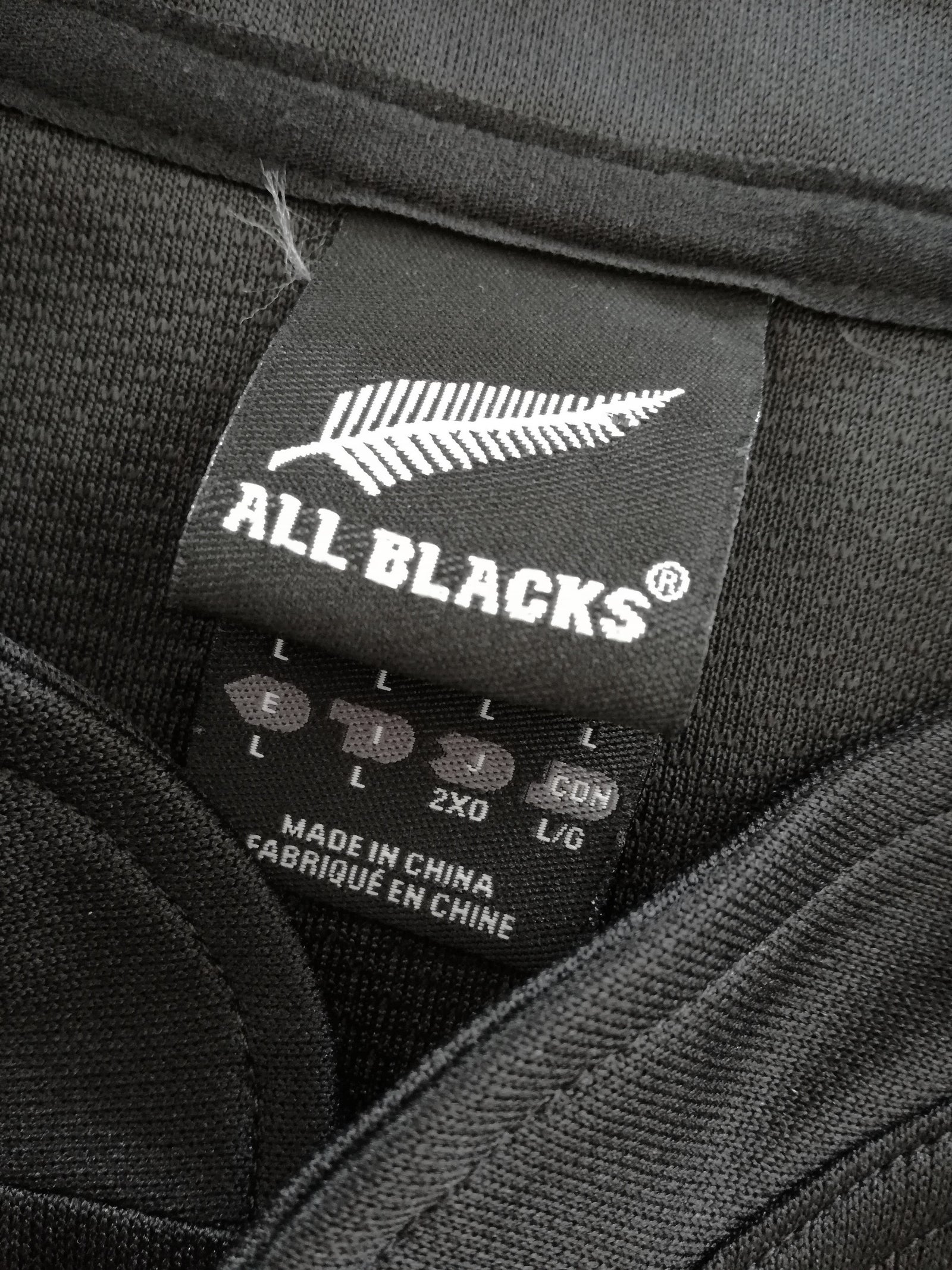 2007 New Zealand Home Rugby Shirt (L)