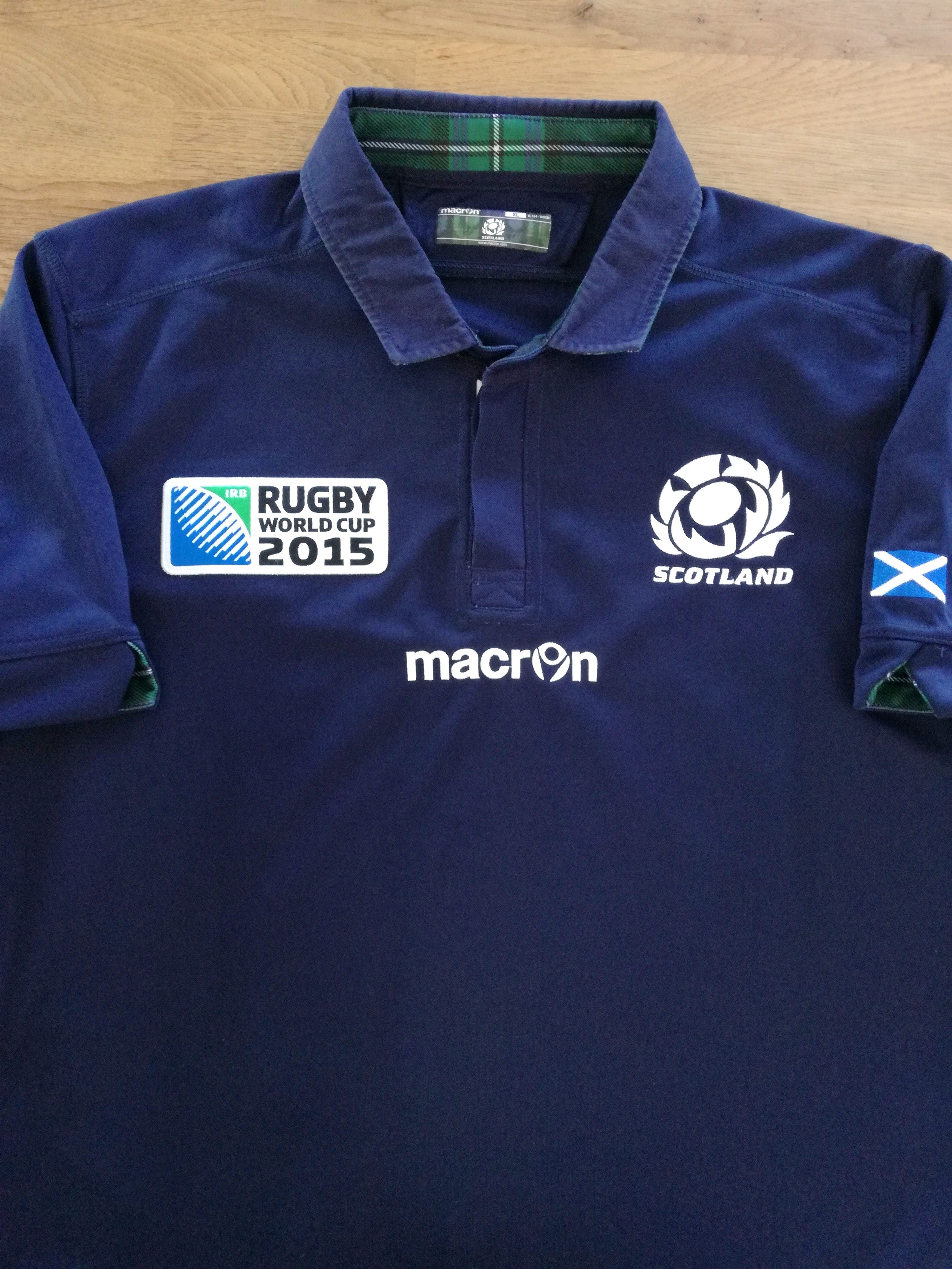 2015 Scotland Home World Cup Rugby Shirt
