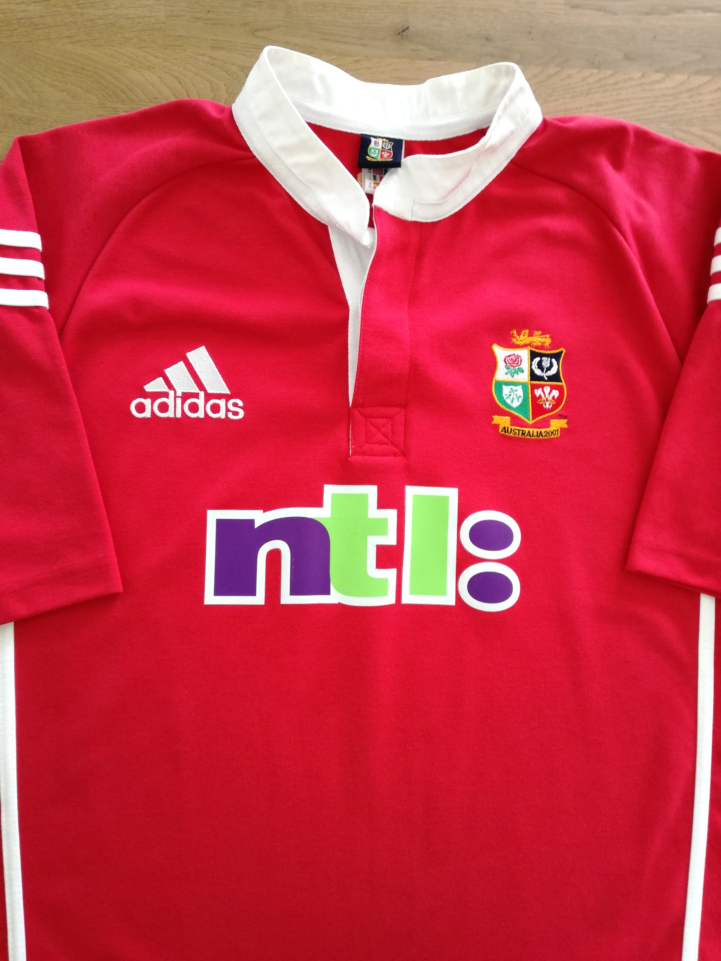 2001 British & Irish Lions Rugby Shirt