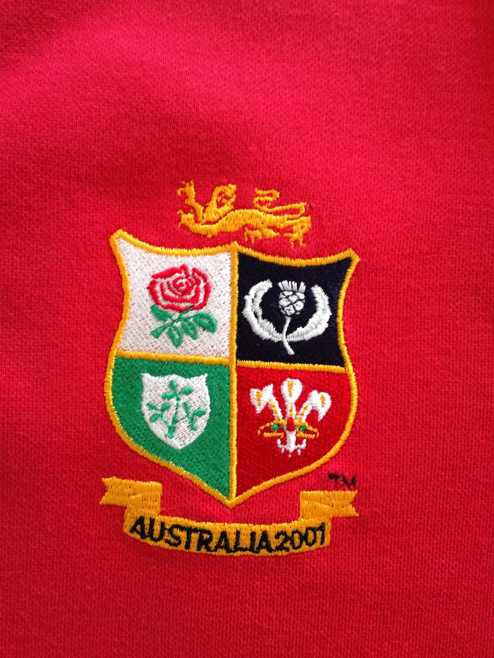 2001 British & Irish Lions Rugby Shirt (XL)