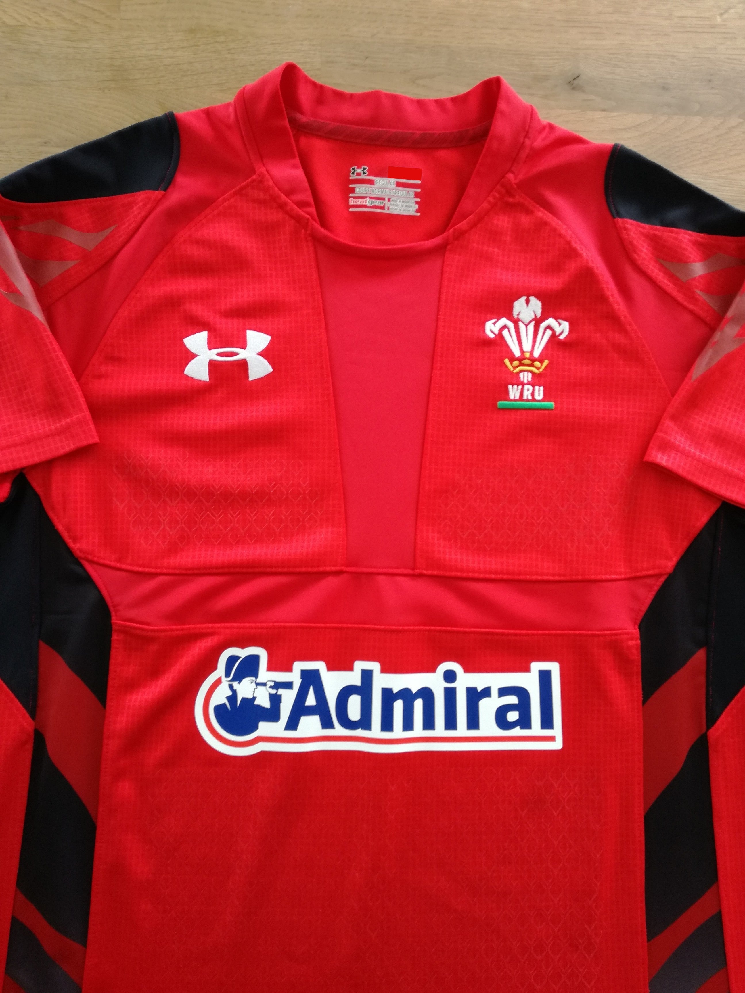 2013/14 Wales Home Pro-Fit Rugby Shirt