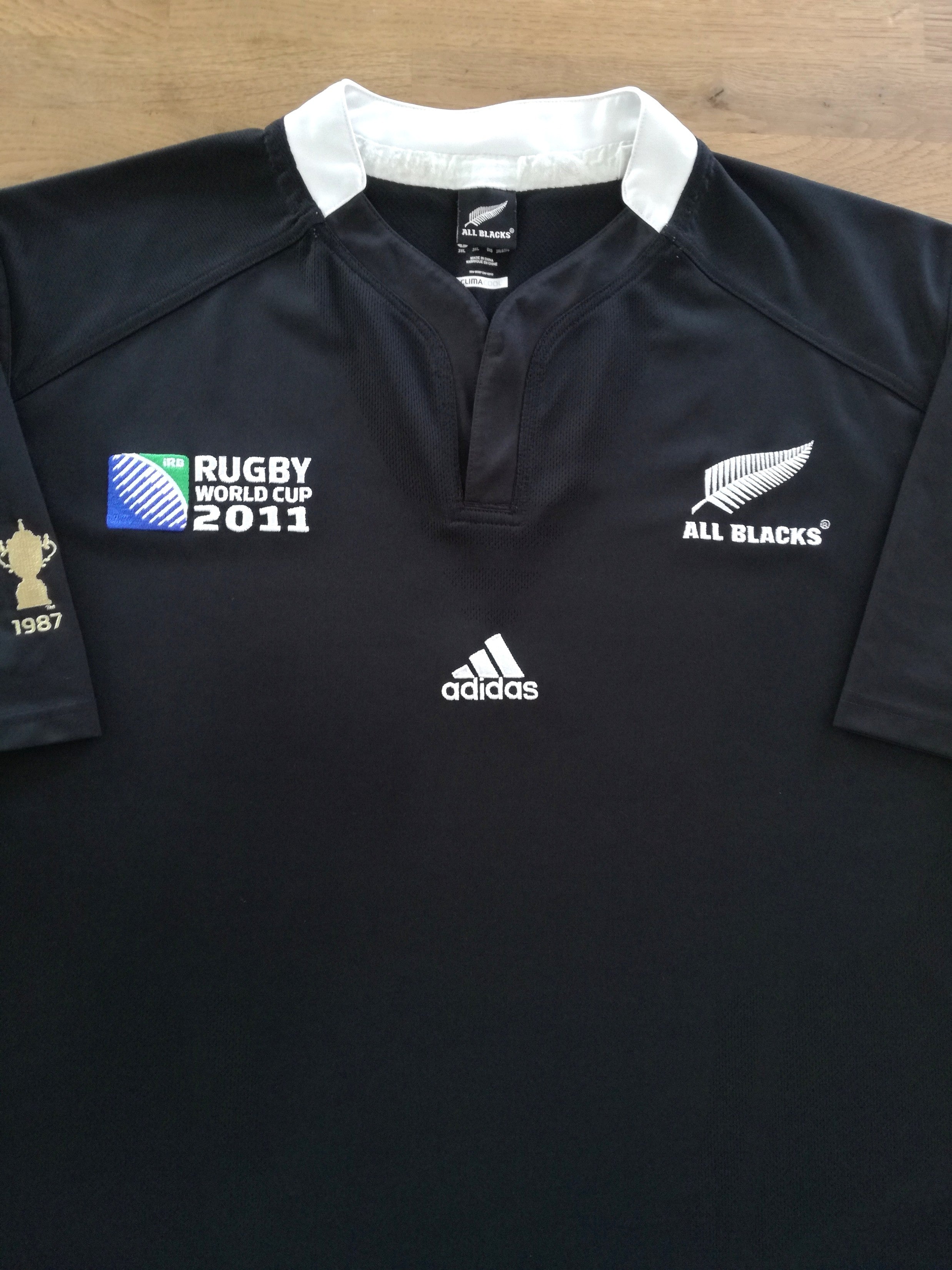 2011 New Zealand Home World Cup Rugby Shirt